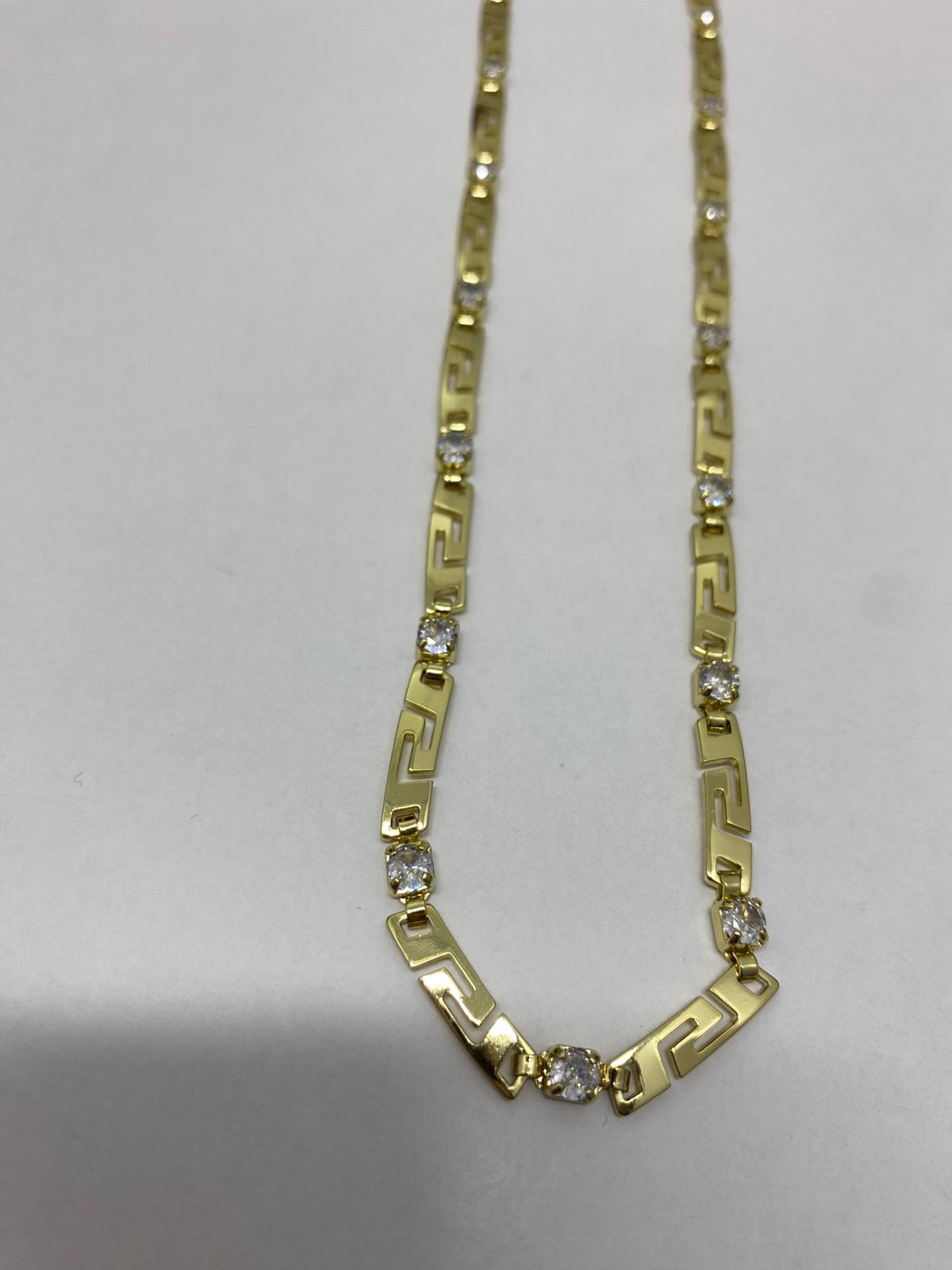 Labirent Taşlı Kolye